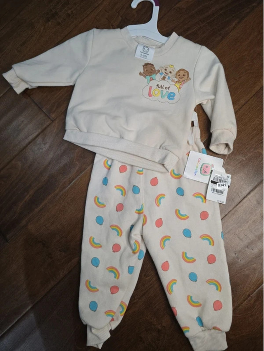6 to 9m brand new cocoa melon, sweatsuit, item 341G4
